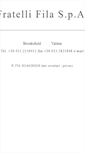 Mobile Screenshot of fratellifila.com