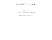 Tablet Screenshot of fratellifila.com